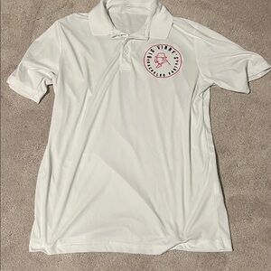 white size medium Sport-tek collared bachelor party button down shirt